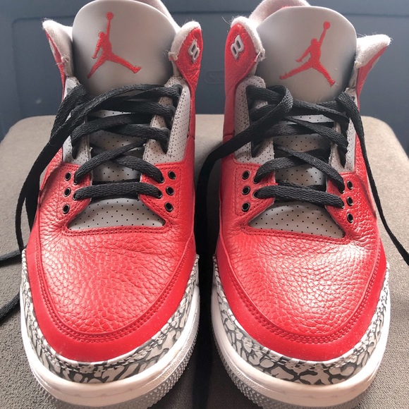 Authentic Air Jordan 3 SE âRed Cementâ,Air Jordan III Retro